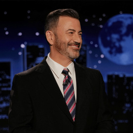 Jimmy Kimmel, en su vuelta tras la suspensión de su programa durante una semana.
