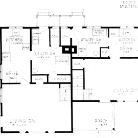 Imagen de un plano de vivienda.