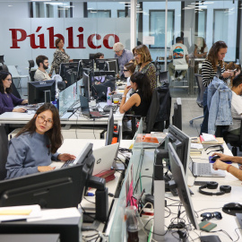 Redacción de 'Público' en este 18 cumpleaños de nuestro digital