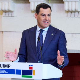 El presidente de la Junta de Andalucía, Juanma Moreno.