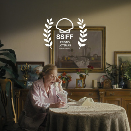 Un momento del corto sobre la soledad de los mayores