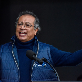 Gustavo Petro en Bogotá.