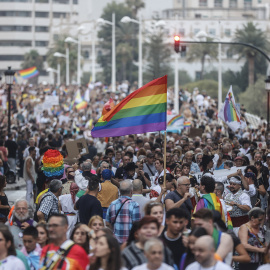 Foto de archivo de la manifestación del Orgullo en Valéncia.