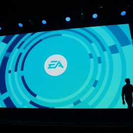 Foto de archivo del logo del desarrollador de videojuegos Eletronic Arts (EA).