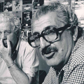 Berlanga y Bardem en 1980.