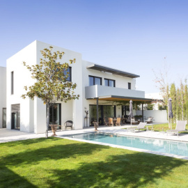 Una vivienda en uno de los barrios más caros del norte de Madrid.