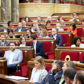 El ple del Parlament, durant una votació aquest dimecres