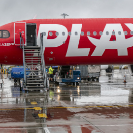 Foto de archivo de la aerolínea Fly Play.