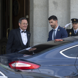 El Fiscal General del Estado, Álvaro García Ortiz, a su salida del acto de Apertura del Año Judicial.