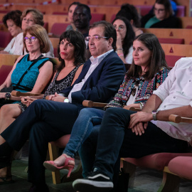Guillermo Fernandez Vara durante el congreso internacional de periodismo de migraciones de Mérida en 2022.