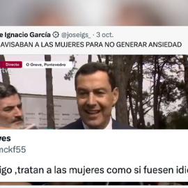 Críticas a las palabras de Juanma Moreno.