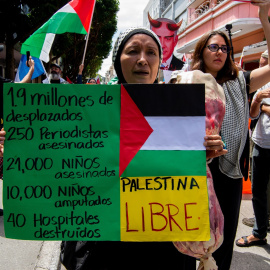 Manifestaciones en apoyo a Palestina en Guatemala