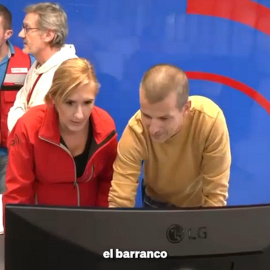 Salomé Pradas en un vídeo grabado en la reunión del Cecopi en el día de la DANA.