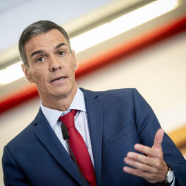 El presidente del Gobierno, Pedro Sánchez, durante un acto en septiembre en Getafe (Madrid).