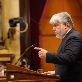 El president del grup parlamentari de Junts, Albert Batet, al Parlament.