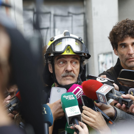 El responsable de Guardia de los Bomberos de Madrid, Miguel Seguí.