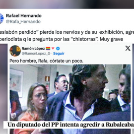 Rafael Hernando crítica a Óscar Puente y muchos tuiteros le responden.