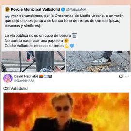 Cachondeo con el tuit de la Policía Municipal de Valladolid.