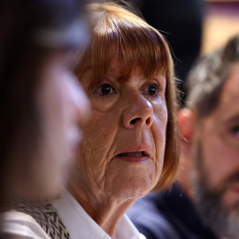 Gisèle Pelicot en el Tribunal de Apelación de Nimes, al sur de Francia.