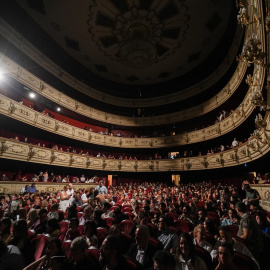 Espectadores en la gala de inauguración del Festival Internacional de Cine de València-Cinema Jove.