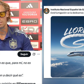 Marcos Llorente alimenta la 'magufada' de los 'chemtrails' y los tuiteros le responden.