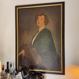 Lienzo de Katharina Schmidt, conocida como 'Kitty', nombre que también llevó el burdel que ella misma regentó durante el nazismo.