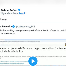 Gabriel Rufián responde a 'La Revuelta'.