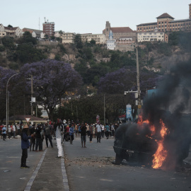 Protestas antigubernamentales en Antananarivo (Madagascar).