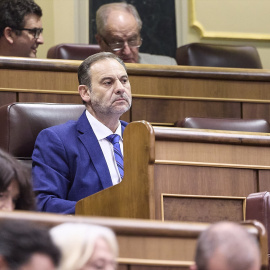 José Luis Ábalos durante una sesión plenaria, en el Congreso de los Diputados.