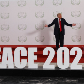 Trump firma la paz de la guerra de gaza en Sharm el Sheij(Egipto)