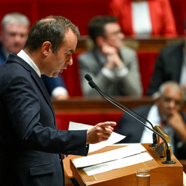 El primer ministro francés, Sébastien Lecornu, en la Asamblea Nacional.