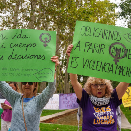 Concentración en Madrid por el derecho al aborto libre en la sanidad pública