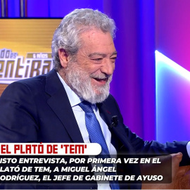 Miguel Ángel Rodríguez en el programa de televisión 'Todo es Mentira', de Cuatro.