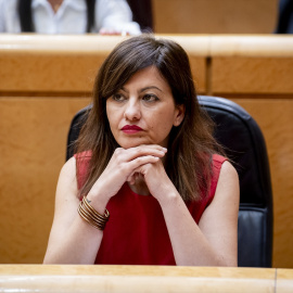 La ministra de Juventud e Infancia, Sira Rego, durante una sesión de control al Gobierno en el Senado, a 10 de junio de 2025, en Madrid (España).