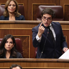 El diputado de Vox José María Figaredo en el Congreso de los Diputados.