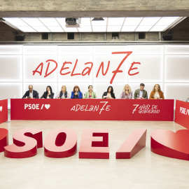 Imagen de la Ejecutiva Federal del PSOE celebrada el pasado 22 de septiembre en Ferraz.