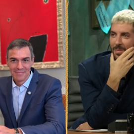 Pedro Sánchez en el vídeo que ha enviado a 'La Revuelta'.