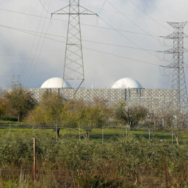 Vista de la central nuclear de Almaraz.
