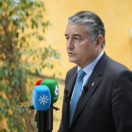 El consejero de Sanidad, Presidencia y Emergencias de la Junta de Andalucía, Antonio Sanz.