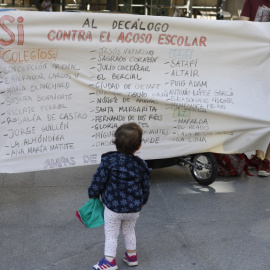 Imagen de archivo de una manifestación contra el acoso escolar