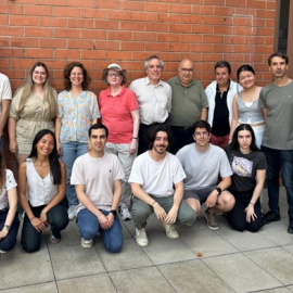 Foto de grup d'alguns participants de la recerca de la UB