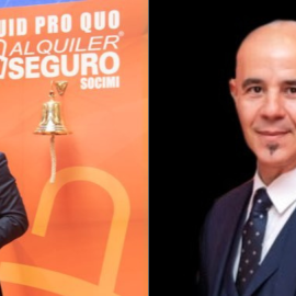 El expresidente de Alquiler Seguro, Gustavo Rossi (izda.) y su ex consejero delegado Eduardo Fresno.