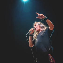 Gerard Quintana, el cantant dels Sopa de Cabra, durant el concert al Festival Sons del Món de Roses