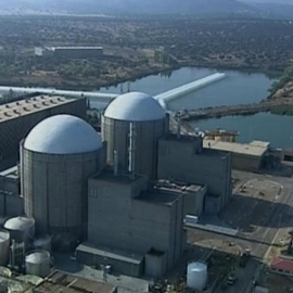 La central nuclear de Almaraz (Extremadura).