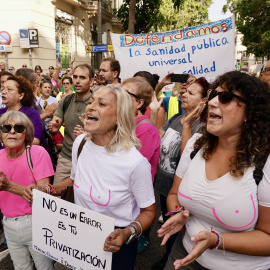 Movilización ciudadana por los fallos en el cribado del cáncer de mama en Málaga. Archivo.