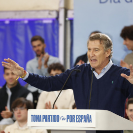 El presidente del Partido Popular, Alberto Núñez Feijóo.