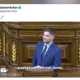 Gabriel Rufián recuerda sus palabras sobre Junts.