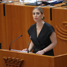 Imagen de archivo de la presidenta de la Junta de Extremadura, María Guardiola.