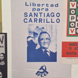 "Libertad para Carrillo", uno de los carteles de la exposición Inquietud. Libertad y democracia.