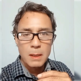 Miguel Ángel Beltrán en un video compartido en sus redes sociales.